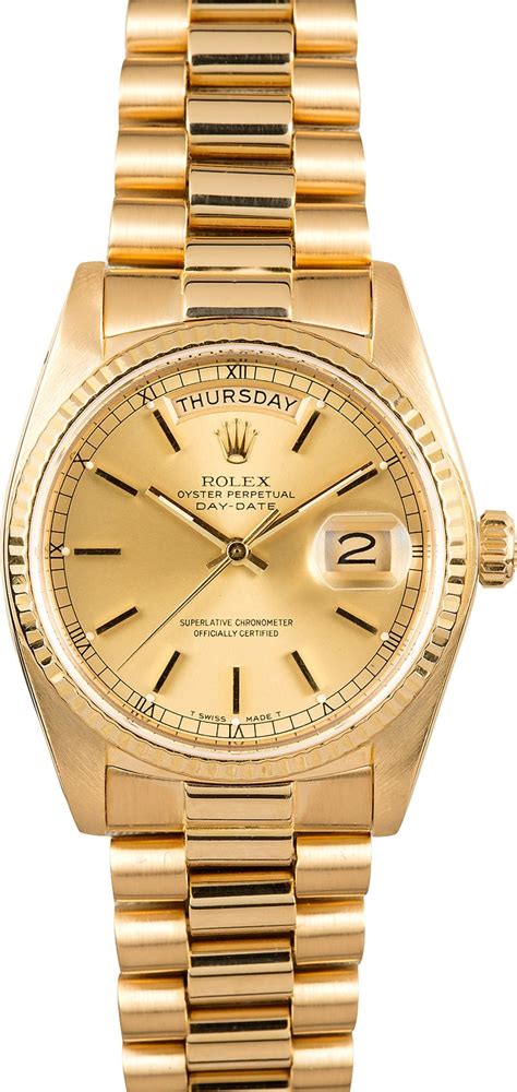 mens gold rolex presidential used|18k gold rolex watch prices.